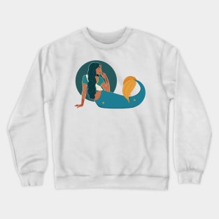 Indian Mermaid Crewneck Sweatshirt